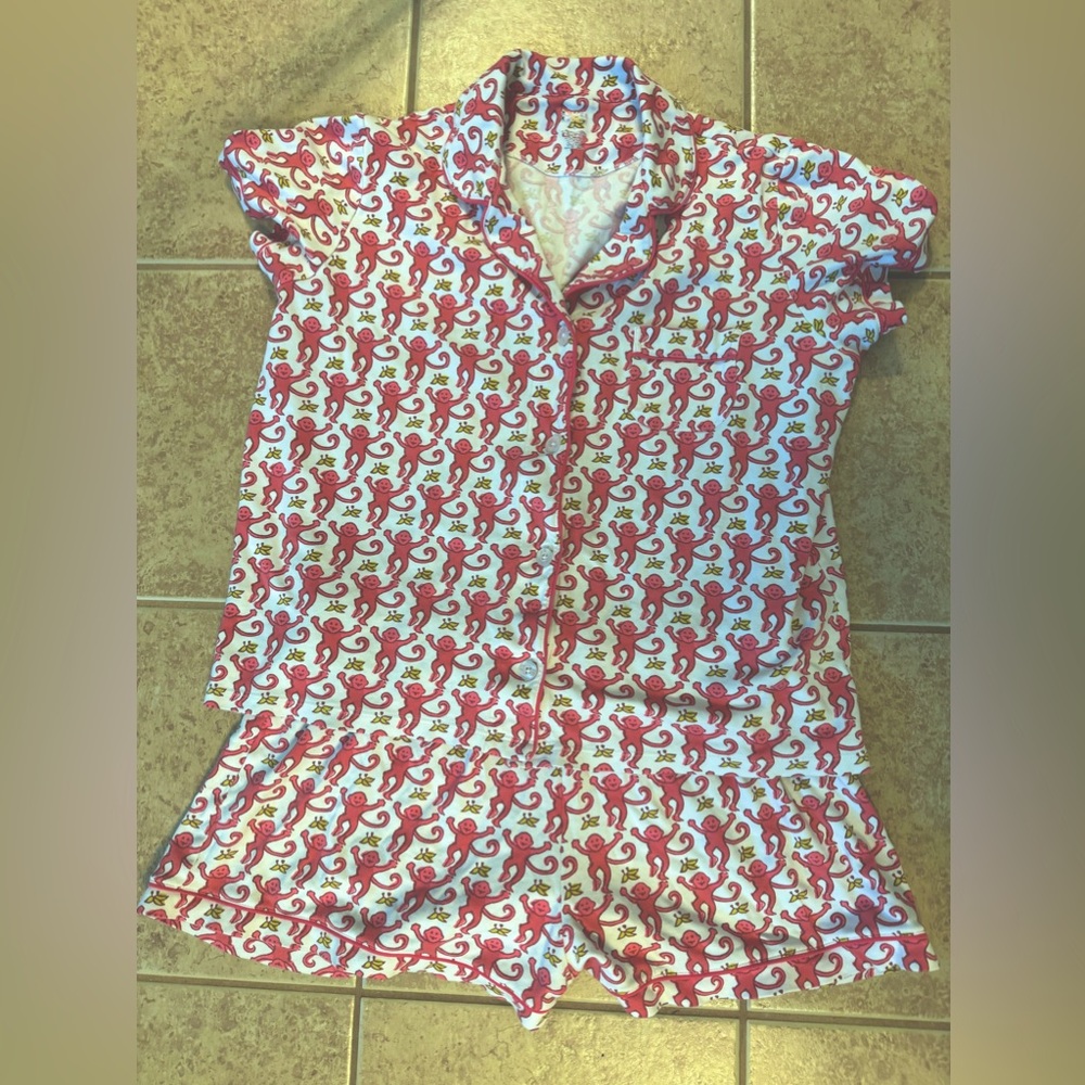 Roller Rabbit Monkey Polo Pajamas